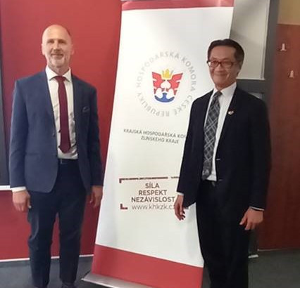 Zástupci KHK ZK a firem Zlínského kraje se setkali s tchajwanskou delegací ve Zlíně