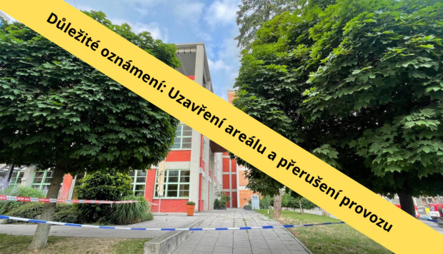 Důležité oznámení: Uzavření areálu a přerušení provozu